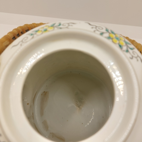 Vintage Teapot Made In Japan Flowers Birds - Picture 7 of 9